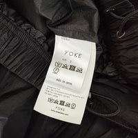 YOKE 新品 NYLON TRANING ZIP BLOUSON YK24SS0632B サイズ2 定価49500円 ナイロン ブルゾン ブラック メンズ ヨーク【中古】4-1214M♪