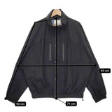 YOKE 新品 NYLON TRANING ZIP BLOUSON YK24SS0632B サイズ2 定価49500円 ナイロン ブルゾン ブラック メンズ ヨーク【中古】4-1214M♪