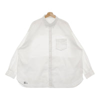 Fresh Service UTILITY L/S B.D SHIRT FSW-23-SH_003 サイズF オーバーサイズ 長袖シャツ ホワイト メンズ フレッシュサービス【中古】5-0119M♪