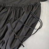 YASUTO KIMURA ヤストキムラ ヨーコ Yoko ドレス 木村康人 ギャザー ワンピース ブラック レディース【中古】4-1214M♪