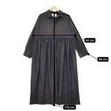 YASUTO KIMURA ヤストキムラ ヨーコ Yoko ドレス 木村康人 ギャザー ワンピース ブラック レディース【中古】4-1214M♪