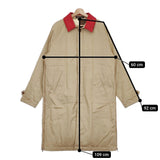 UNDERCOVER/FRAGMENT PATTED STIFF COLLAR COAT 3 ステンカラーコート 23AW ベージュ メンズ アンダーカバー/フラグメント【中古】4-1214A♪