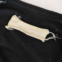 Maison Martin Margiela 最初期 アーティザナル アーカイブ シルク100％ 白タグ イタリア製 長袖Ｔシャツ カットソー ロンＴ ブラック メンズ メゾンマルタンマルジェラ【中古】5-0202M∞