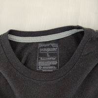 patagonia ロングスリーブラインロゴ リッジレスポンシビリティー 38517SP24 L 長袖Tシャツ 24SS ブラック メンズ パタゴニア【中古】5-0119M♪