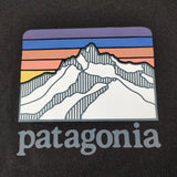 patagonia ロングスリーブラインロゴ リッジレスポンシビリティー 38517SP24 L 長袖Tシャツ 24SS ブラック メンズ パタゴニア【中古】5-0119M♪