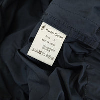 PORTER CLASSIC WEATHER SMOCK PARKA サイズ2 定価52800円 プルオーバー パーカー ネイビー メンズ ポータークラシック【中古】5-0119M♪