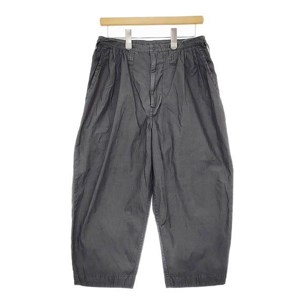 PORTER CLASSIC POPLIN BEBOP PANTS サイズS 定価39600円 パンツ 24SS チャコールグレー メンズ ポータークラシック【中古】5-0119M♪