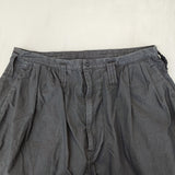 PORTER CLASSIC POPLIN BEBOP PANTS サイズS 定価39600円 パンツ 24SS チャコールグレー メンズ ポータークラシック【中古】5-0119M♪