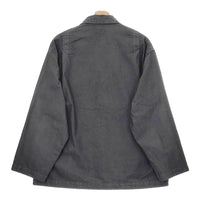 PORTER CLASSIC POPLIN MIL-SHIRT JACKET サイズ1 定価38500円 ジャケット チャコールグレー メンズ ポータークラシック【中古】5-0119M♪