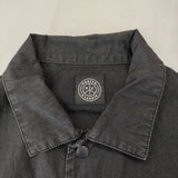 PORTER CLASSIC POPLIN MIL-SHIRT JACKET サイズ1 定価38500円 ジャケット チャコールグレー メンズ ポータークラシック【中古】5-0119M♪