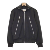 MAISON MARGIELA 新品 Track Jacket 八の字 ハの字 ポリエステル S50HG0033 46 ジャケット ブラック メンズ メゾンマルジェラ【中古】5-0119M♪