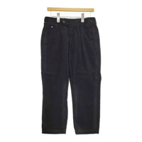 AiE サイズ30 太畝 コーデュロイテーパード パンツ ブラック メンズ エーアイイー【中古】4-1219T♪
