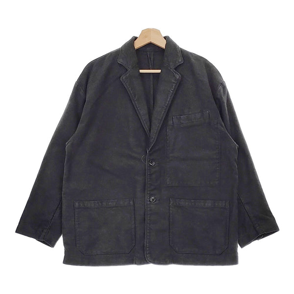 PORTER CLASSIC MOLESKIN CLASSIC JACKET S 定価64900円 モールスキンジャケット チャコールグレー メンズ ポータークラシック【中古】5-0107T♪