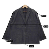 PORTER CLASSIC MOLESKIN CLASSIC JACKET S 定価64900円 モールスキンジャケット チャコールグレー メンズ ポータークラシック【中古】5-0107T♪