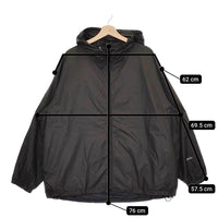 Graphpaper PERTEX QUANTUM AIR Ripstop Hooded Jacket GM241-30055 定価35200円 ジャケット 24SS ブラック グラフペーパー【中古】4-1230M♪