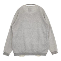 ohta 生地切替 長袖 トレーナー ポケット コルク サイズF スウェット グレー ブラウン レディース オータ【中古】5-0728M△