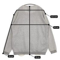 ohta 生地切替 長袖 トレーナー ポケット コルク サイズF スウェット グレー ブラウン レディース オータ【中古】5-0728M△