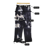 MONKEY TIME TYEDYE CORD TRACK PANTS タイダイ 8314-173-1019 S コーデュロイイージーパンツ ブラック メンズ モンキータイム【中古】4-1219T♪