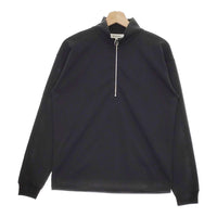 MONKEY TIME TC/PONTI HALF ZIP ハーフジップカントソー 定価7480円 8312-113-0887 カットソー ブラック メンズ モンキータイム【中古】5-0119M♪