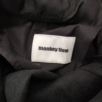 MONKEY TIME MT FAUX LTHR TRK PT 定価20680円 フェイクレザー 8314-199-1141 S パンツ ブラック メンズ モンキータイム【中古】4-1219T♪