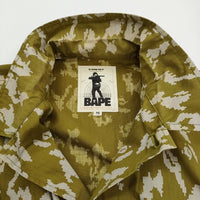 BAPE/A BATHING APE 初期 90年代 猿迷彩 デジタル迷彩 デジカモ サイズM ジャケット カーキ メンズ アベイシングエイプ【中古】5-0119M♪