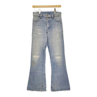 N.HOOLYWOOD Levi's 646 ブーツカット フレア  ダメージ加工 28 デニムパンツ ライトブルー メンズ エヌハリウッド【中古】5-0119G♪