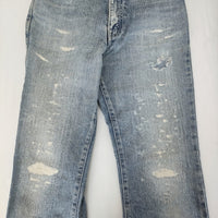 N.HOOLYWOOD Levi's 646 ブーツカット フレア  ダメージ加工 28 デニムパンツ ライトブルー メンズ エヌハリウッド【中古】5-0119G♪