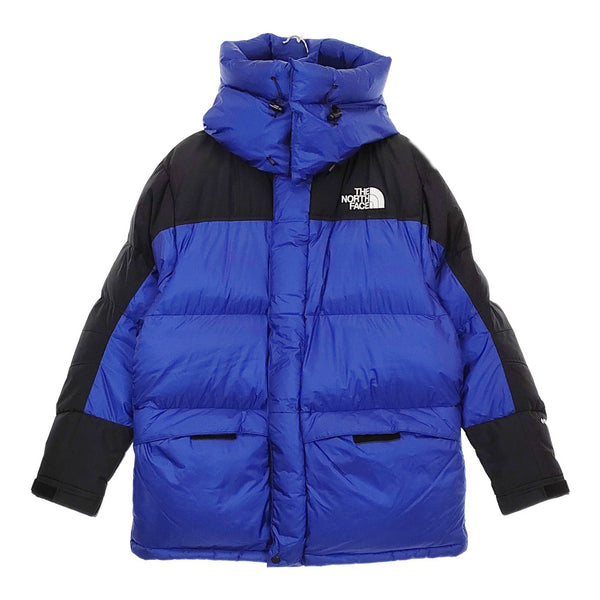 THE NORTH FACE ND92031 Him Down Parka サイズM ダウンジャケット ブルー ブラック メンズ ザノースフェイス【中古】5-0113A♪