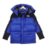 THE NORTH FACE ND92031 Him Down Parka サイズM ダウンジャケット ブルー ブラック メンズ ザノースフェイス【中古】5-0113A♪