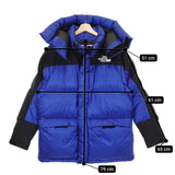 THE NORTH FACE ND92031 Him Down Parka サイズM ダウンジャケット ブルー ブラック メンズ ザノースフェイス【中古】5-0113A♪