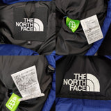 THE NORTH FACE ND92031 Him Down Parka サイズM ダウンジャケット ブルー ブラック メンズ ザノースフェイス【中古】5-0113A♪