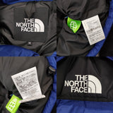 THE NORTH FACE ND92031 Him Down Parka サイズM ダウンジャケット ブルー ブラック メンズ ザノースフェイス【中古】5-0113A♪