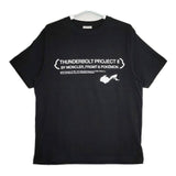MONCLER/FRAGMENT MAGLIA T-SHIRT THUNDERBOLT PROJECT POKEMON PIKACHU ピカチュウ 半袖Ｔシャツ カットソー ブラック メンズ モンクレール/フラグメント【中古】5-0623S∞