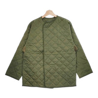 UK MILITARY LINER SMOCK 170/112 ライナー ミリタリー ノーカラー キルティングジャケット カーキ イギリス軍【中古】5-0110T♪