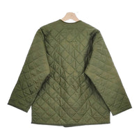 UK MILITARY LINER SMOCK 170/112 ライナー ミリタリー ノーカラー キルティングジャケット カーキ イギリス軍【中古】5-0110T♪