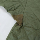 UK MILITARY LINER SMOCK 170/112 ライナー ミリタリー ノーカラー キルティングジャケット カーキ イギリス軍【中古】5-0110T♪