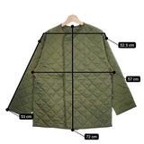 UK MILITARY LINER SMOCK 170/112 ライナー ミリタリー ノーカラー キルティングジャケット カーキ イギリス軍【中古】5-0110T♪