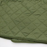 UK MILITARY LINER SMOCK 170/112 ライナー ミリタリー ノーカラー キルティングジャケット カーキ イギリス軍【中古】5-0110T♪