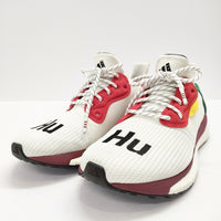 adidas PHARRELL WILLIAMS ファレル・ウィリアムス SOLAR HU GLIDE M サイズ26.5cm BB8044 スニーカー ホワイト 多色 メンズ アディダス【中古】5-0219G◎
