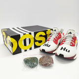 adidas PHARRELL WILLIAMS ファレル・ウィリアムス SOLAR HU GLIDE M サイズ26.5cm BB8044 スニーカー ホワイト 多色 メンズ アディダス【中古】5-0219G◎
