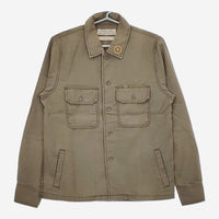 REMI RELIEF フラワースタッズ HAWAII フラガール プリントシャツ 迷彩 サイズM 長袖シャツ カーキ メンズ レミレリーフ【中古】5-0223M♪