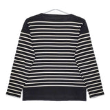 ARMOR LUX/BEAMS 別注 フランス製 サイズ1 ボーダー長袖Tシャツ カットソー ロンT ネイビー ホワイト メンズ アルモーリュックス【中古】5-0223M♪