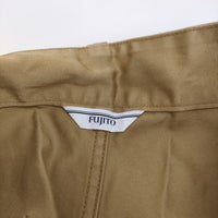 FUJITO タックパンツ サイドアジャスター サイズ30 パンツ ベージュ メンズ フジト【中古】5-0223M♪