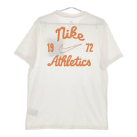 NIKE プリントTシャツ バックプリント 半袖Ｔシャツ カットソー オフホワイト メンズ ナイキ【中古】5-0519S∞