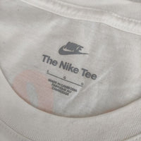 NIKE プリントTシャツ バックプリント 半袖Ｔシャツ カットソー オフホワイト メンズ ナイキ【中古】5-0519S∞