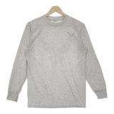 SOFFE USA製 US エアフォース AIR FORCE リフレクタープリント サイズS 長袖Ｔシャツ カットソー ロンＴ グレー メンズ ソフィー【中古】5-0119M♪