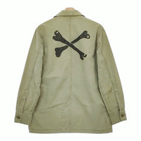 WTAPS DOCTOR L/S クロスボーン 141GWDT-SHM10 サイズ2 長袖シャツ カーキ メンズ ダブルタップス【中古】5-0208M♪