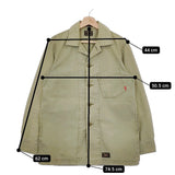 WTAPS DOCTOR L/S クロスボーン 141GWDT-SHM10 サイズ2 長袖シャツ カーキ メンズ ダブルタップス【中古】5-0208M♪