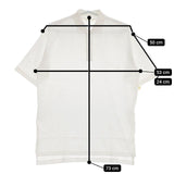 UNDERCOVER Hasta La Victoria Siempre UC-8S-T-106 90 半袖 ポロシャツ ホワイト メンズ アンダーカバー【中古】5-0519S∞