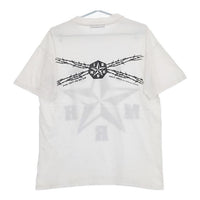 UNDERCOVER ワイヤー期 有刺鉄線 星 半袖Ｔシャツ カットソー 90年代 初期 ホワイト メンズ アンダーカバー【中古】5-0623S∞